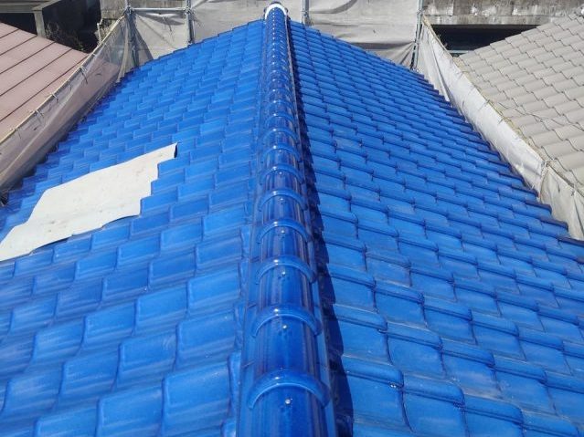 稲美町の葺き替え工事完了